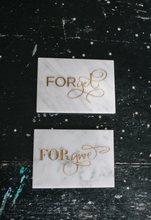 Load image into Gallery viewer, “FORgive” MARBLE PAPER WEIGHT
